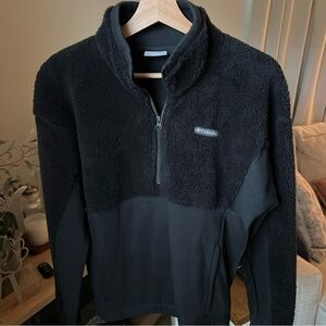 Columbia Men’s Black 1/4 Zip Pullover Size S